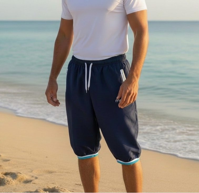 Long swim shorts